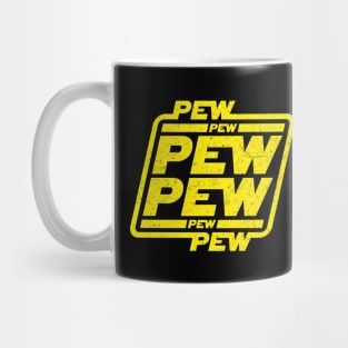 Pew pew vintage dirty Mug